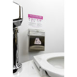 Hospeco® Scensibles® Combination Dispenser Stainless Steel (HOSCDSS) Each