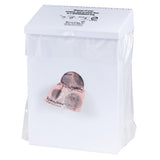 Hospeco® Scensibles® Combination Dispenser Receptacle, White Metal (HOSCDWM) Each