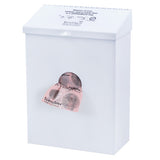 Hospeco® Scensibles® Combination Dispenser Receptacle, White Metal (HOSCDWM) Each