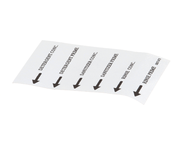 CHAMPION - MOYER DIEBEL 0507470 LABEL, INJECTOR PRIME DF/SW (CHA0507470) Each