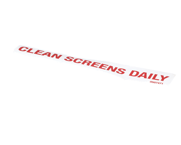 CHAMPION - MOYER DIEBEL 0507471 LABEL, CLEAN DAILY (CHA0507471) Each