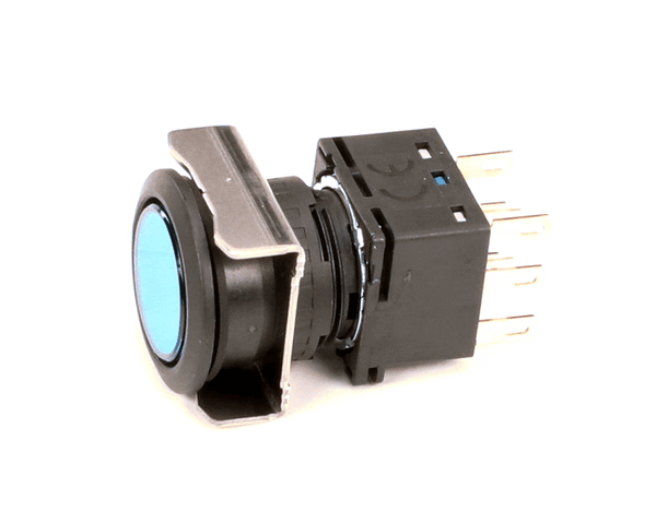 CHAMPION - MOYER DIEBEL 115617 SWITCH,CYC,MOMEN,BLU,PB,16MM,DPDT,FLSH M (CHA115617) Each