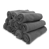 Hospeco® Cotton Salon Towel 16x28 Charcoal, 12/Pack (HOSBB-1628-3CHA) Pack of 12