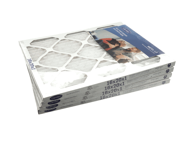 CARRIER 16X20X1-M13-C-P4 MERV 13 1" AIR FILTER, 16"X20"X1", 4 PAC (CIA16X20X1-M13-C-P4) Each