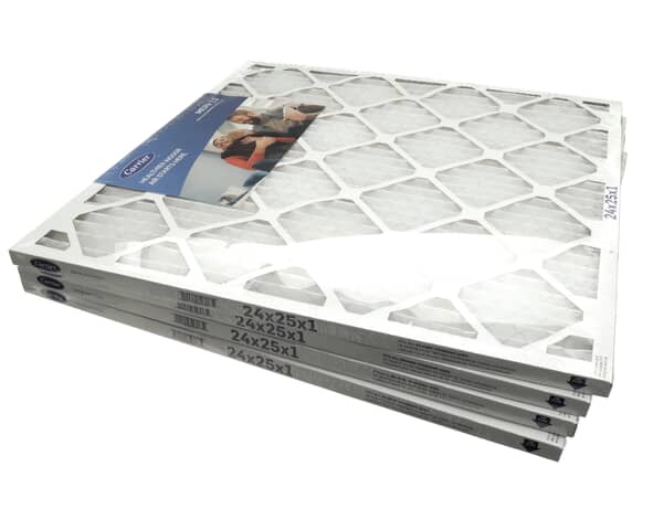 CARRIER 24X25X1-M13-C-P4 MERV 13 1" AIR FILTER, 24"X25"X1", 4 PAC (CIA24X25X1-M13-C-P4) Each