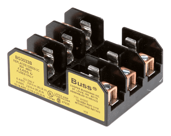 Cleveland 109180 Block;Fuse;3 Pole;30 Amp (CLE109180) Each