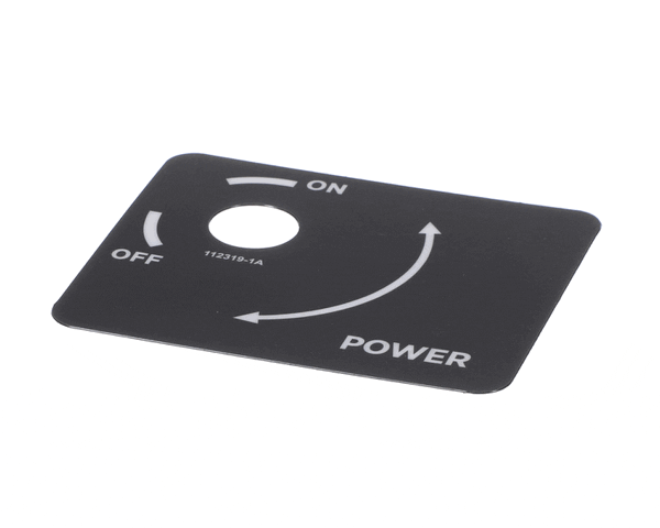 Cleveland 112319-1 Label; Pwr;Hl Steamchef; 3.1/6 (CLE112319-1) Each