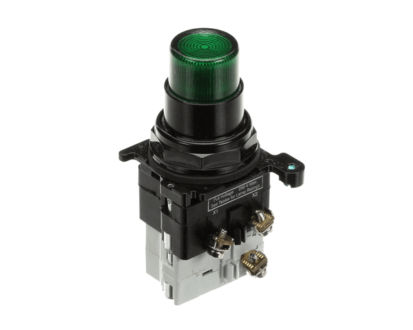 CLEVELAND 2EP01-25A0015 GREEN ILLUMINATED PUSH BUTTON, (CLE2EP01-25A0015) Each
