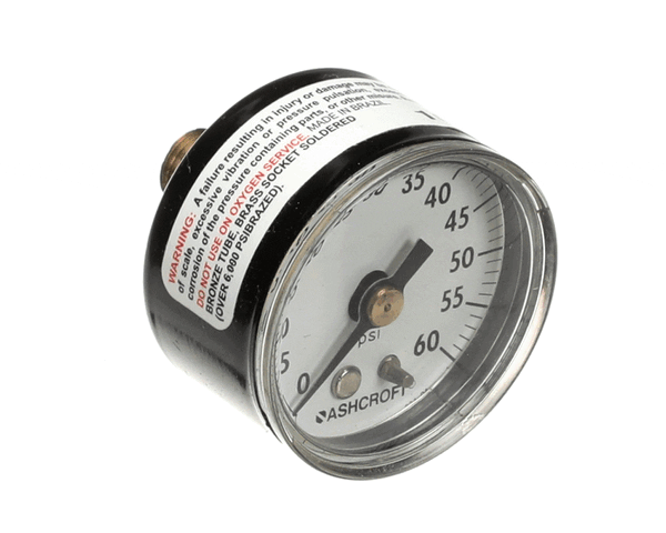 Cleveland Ar800-2500004 Gauge 0-60 Psi (CLEAR800-2500004) Each