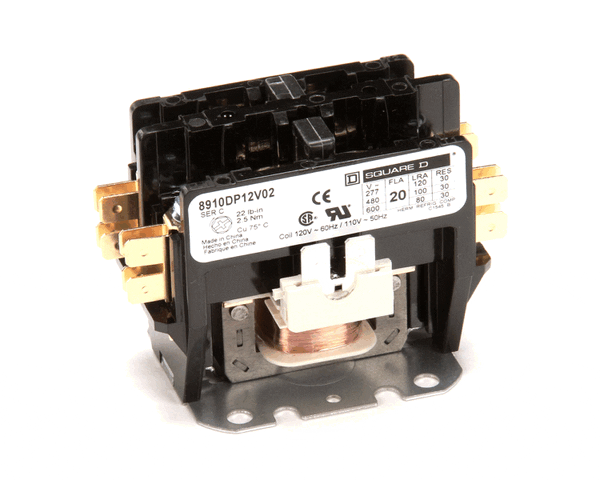 CMA Dish Machines 15504.00 Motor Contactor 20 Amp 2Pole 1 (CMA15504-00) Each