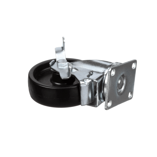 CONTINENTAL REFRIGERATION 50212 CASTER, FLAT PLATE (4" W/ BRAKE) (5-1/8" (CNT50212) Each