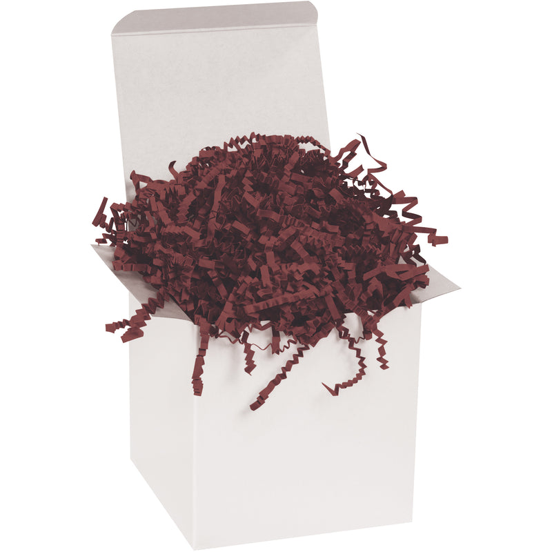 10 lb. Burgundy Crinkle Paper, Each Each