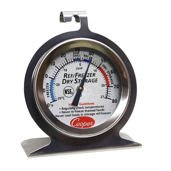 COOPER ATKINS 25HP-01-1 REFRIGERATOR/FREEZER THERMOMETER NSF HAC (CP25HP-01-1) Each