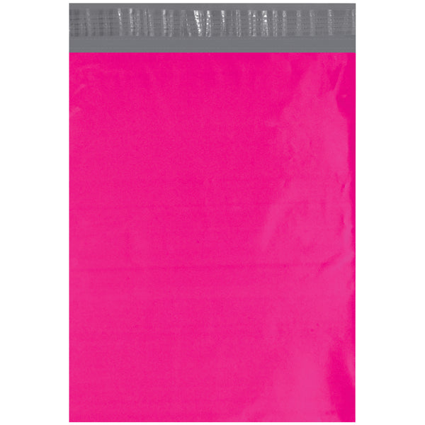 12 x 15 1/2" Pink Poly Mailers, Case Of 100 Case Of 100