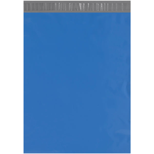 14 1/2 x 19" Blue Poly Mailers, Case Of 100 Case Of 100