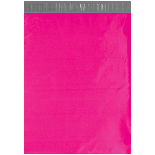 14 1/2 x 19" Pink Poly Mailers, Case Of 100 Case Of 100