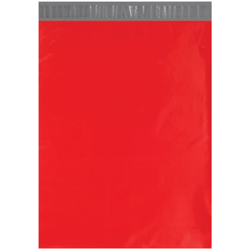 14 1/2 x 19" Red Poly Mailers, Case Of 100 Case Of 100