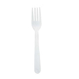 Safety Zone® Heavy Weight Polypropylene Unwrapped Fork, White, Case of 1000 (SZNCPPHWFKBKW1) Case of 1000