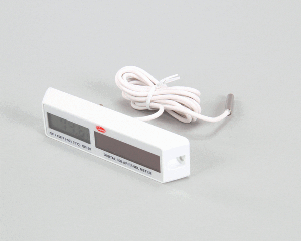 COOPER ATKINS SP160-01-8 PANEL THERMOMETER WHITE RECTANGULAR SOLA (CPSP160-01-8) Each