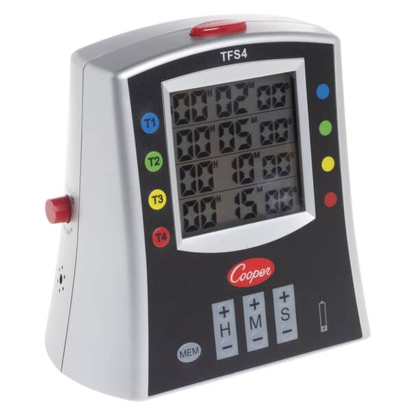 COOPER ATKINS TFS4-01 TIMER LARGE MULTI (4) STATION DIGITAL W/ (CPTFS4-01) Each
