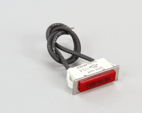 CRES COR 0766047 PILOT LIGHT 125V,RED,"HEATING" (CRE0766047) Each