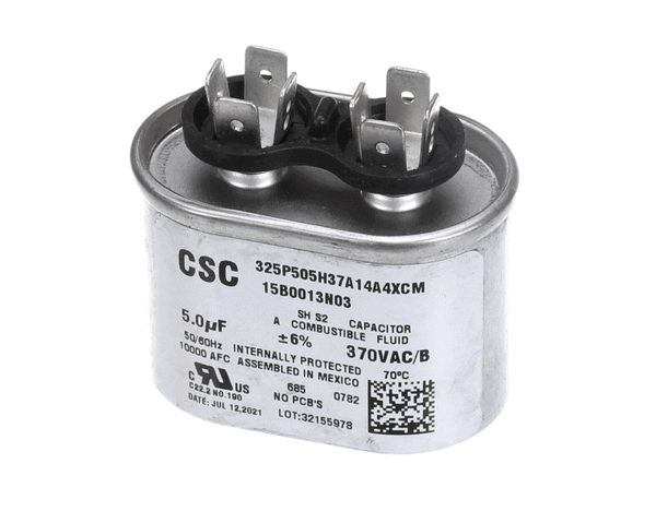CARRIER HVAC 15B0013N03 5MFD 370V CAPACITOR OVAL (CRR15B0013N03) Each