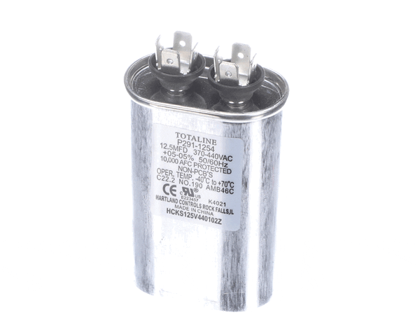 CARRIER HVAC P291-1254 RUN CAPACITOR OVAL 370/440V SINGLE 12.5M (CRRP291-1254) Each