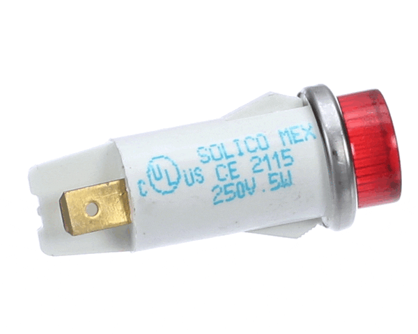 CROWN STEAM 4753-4 PILOT LIGHT, ROUND - RED, 250V (CRWN4753-4) Each