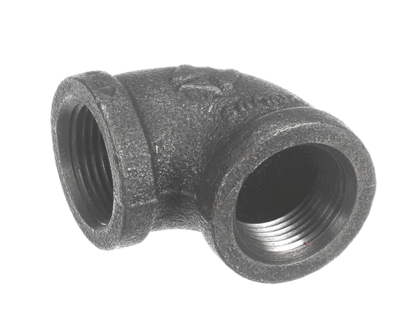 CROWN STEAM 9012-4P 90 DEG. BLACK MALLEABLE IRON STREET ELBO (CRWN9012-4P) Each