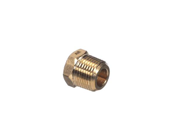 CROWN STEAM 9735-4 BRASS PLUG, HEX HEAD, CORED; 3/8" MPT (CRWN9735-4) Each