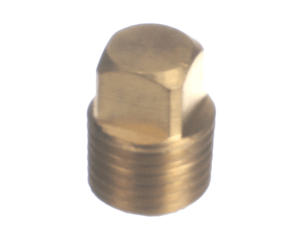 CROWN STEAM 9745-2 BRASS SQUARE HEAD PLUG; 1/4" MPT (CRWN9745-2) Each
