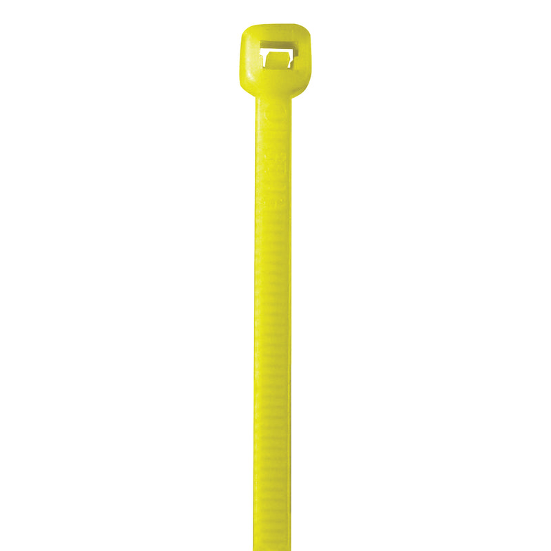 11" 50# Fluorescent Yellow Cable Ties (CT115J) Case Of 1000