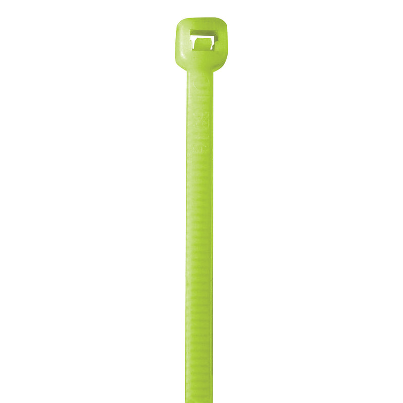 14" 50# Fluorescent Green Cable Ties (CT145G) Case Of 1000