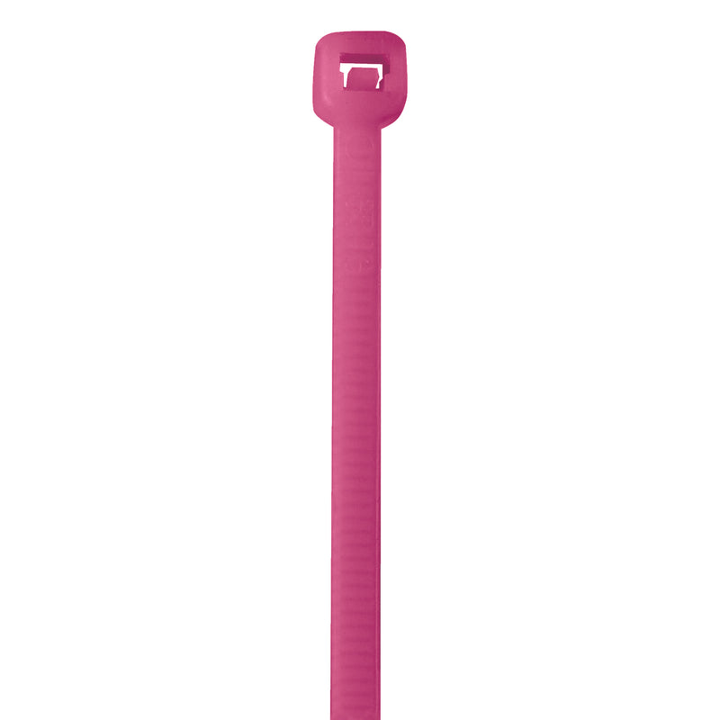 18" 50# Fluorescent Pink Cable Ties (CT185L) Case Of 500
