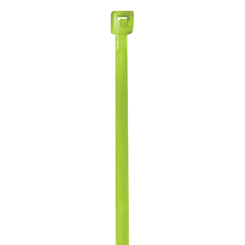 4" 18# Fluorescent Green Cable Ties (CT422G) Case Of 1000