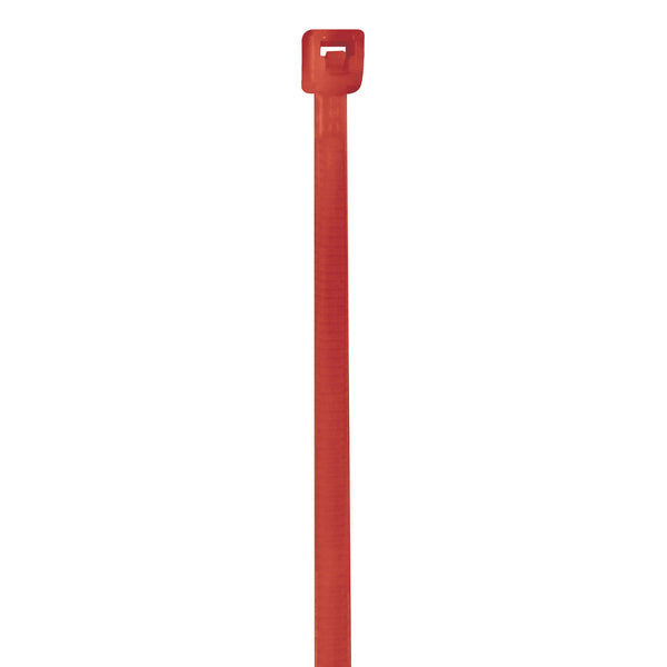4" 18# Fluorescent Red Cable Ties (CT422K) Case Of 1000