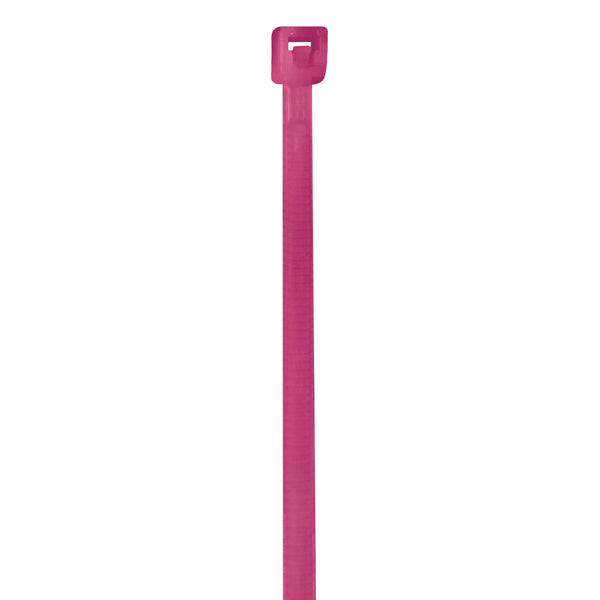 4" 18# Fluorescent Pink Cable Ties (CT422L) Case Of 1000