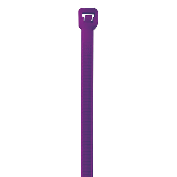 8" 40# Purple Cable Ties (CT444E) Case Of 1000
