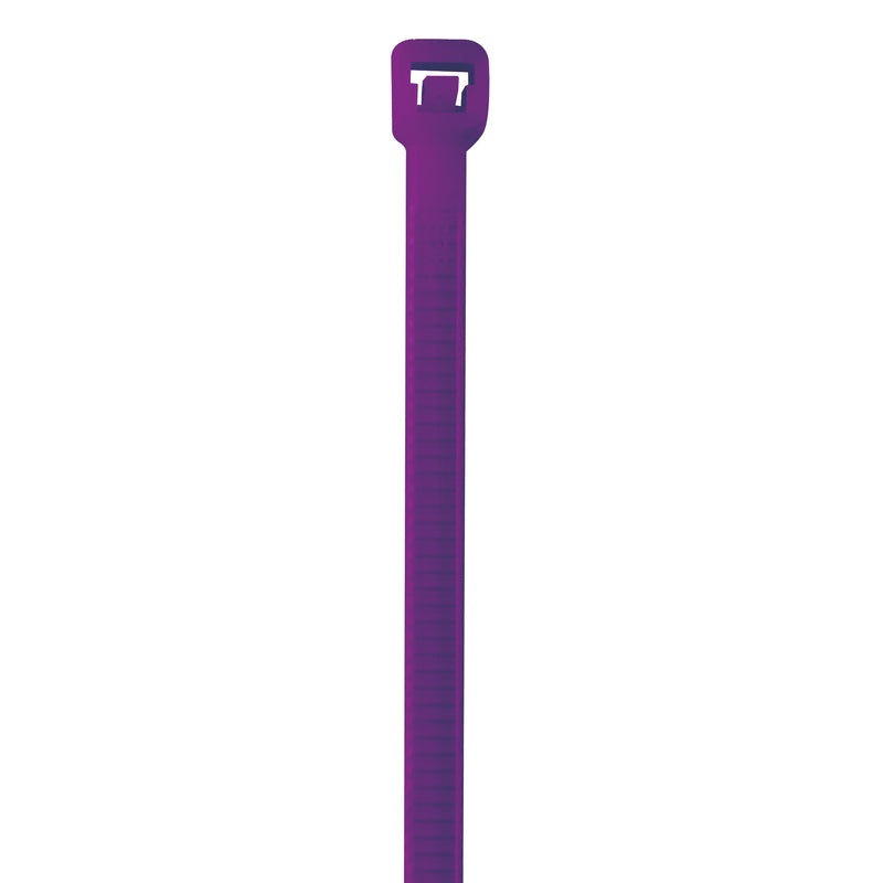 8" 40# Purple Cable Ties (CT444E) Case Of 1000