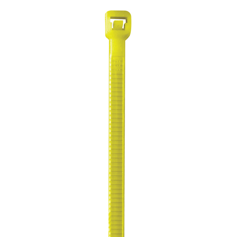 8" 40# Fluorescent Yellow Cable Ties (CT444J) Case Of 1000