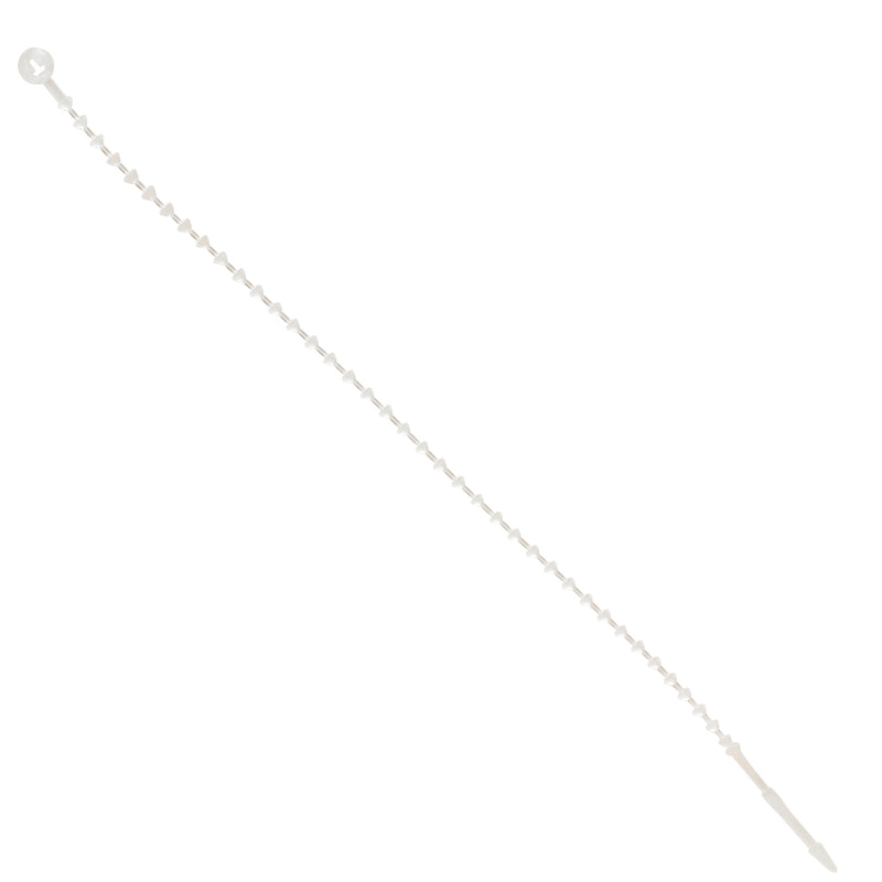 11" Beaded Releasable Security Tie - Natural (CTBR1A) Case Of 1000