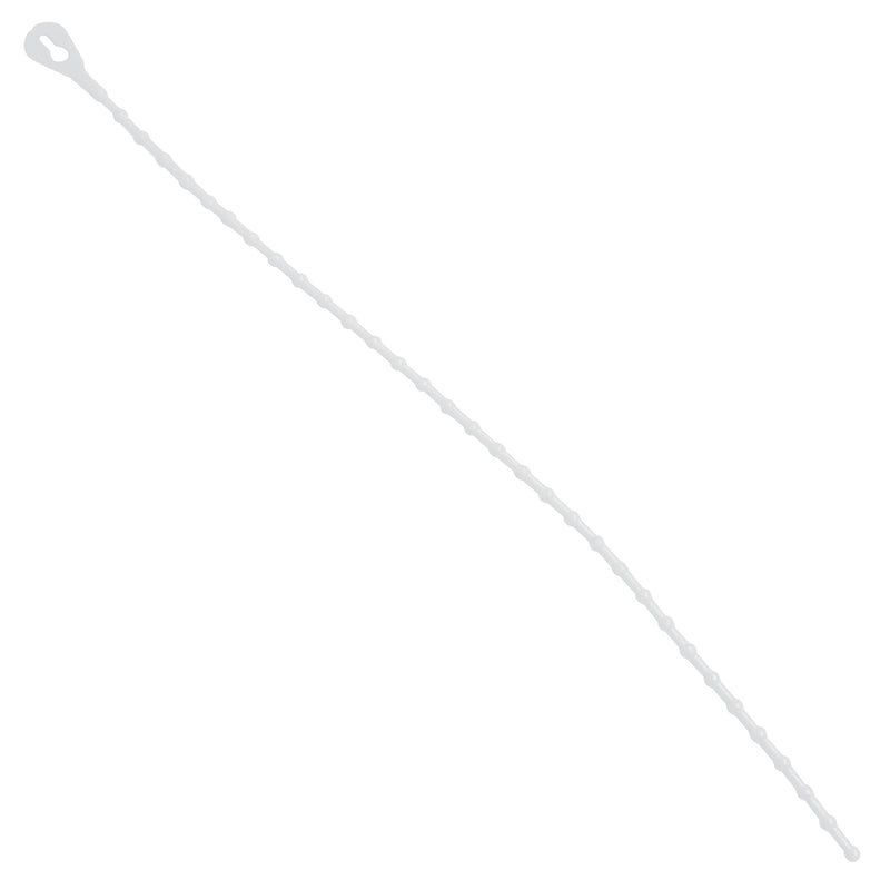 8" Beaded Security Tie - Natural (CTBS8A) Case Of 2000