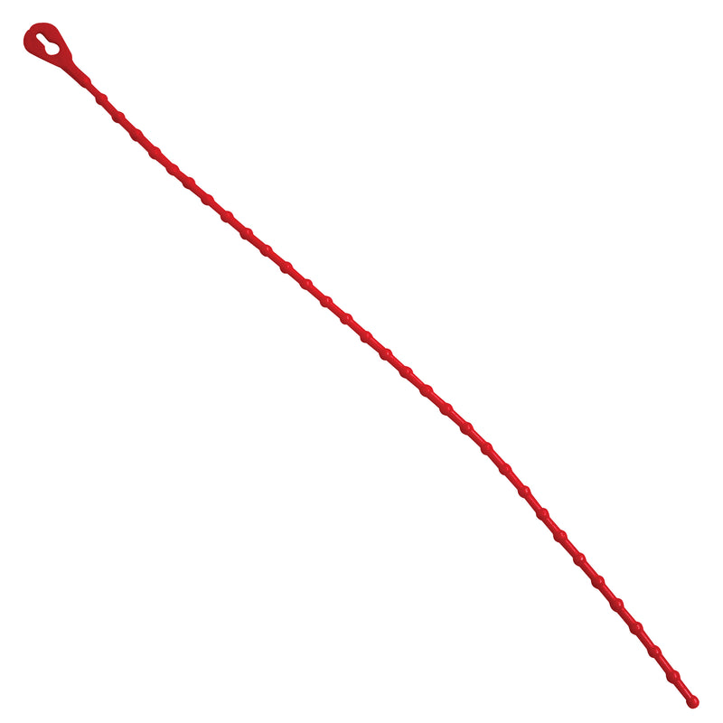 8" Beaded Security Tie - Red (CTBS8B) Case Of 2000