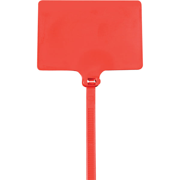 6" 120# Red Identification Cable Ties (CTID80) Case Of 100