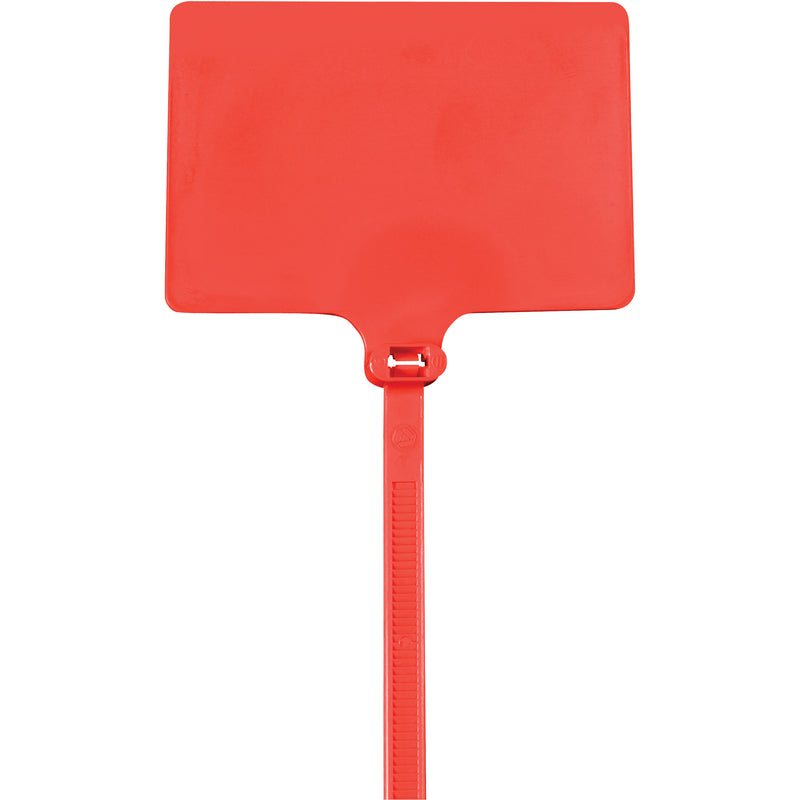 6" 120# Red Identification Cable Ties (CTID80) Case Of 100