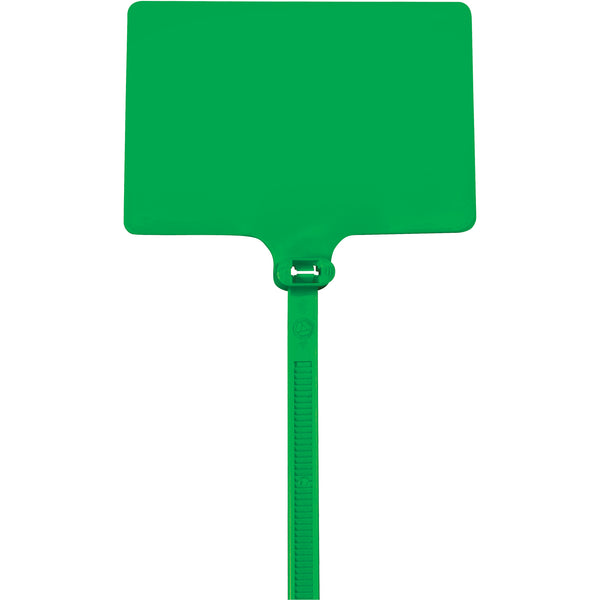 6" 120# Green Identification Cable Ties (CTID81) Case Of 100