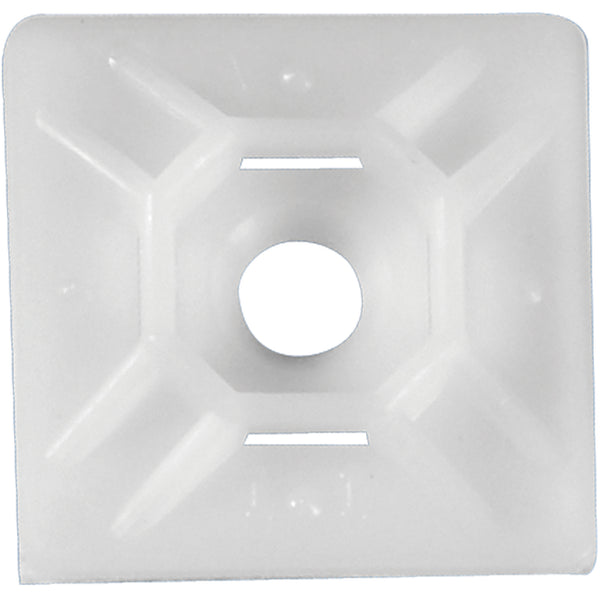 1 x 1" Natural Cable Tie Mounts (CTM11N) Case Of 100