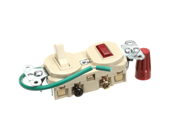 CROWN TONKA 2795 SWITCH W/ PILOT LIGHT 3-WAY IVORY (CTO2795) Each