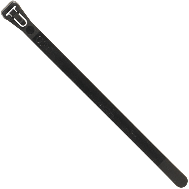 10" 50# Black Releasable Cable Ties (CTR10B) Case Of 1000