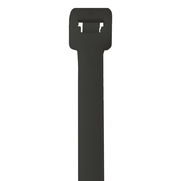 8" 120# Black UV Cable Ties, Case Of 100 Case Of 100